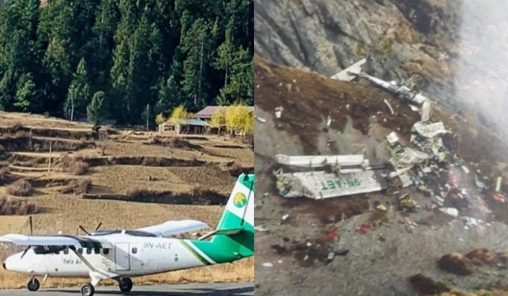 Pesawat Nepal terhempas