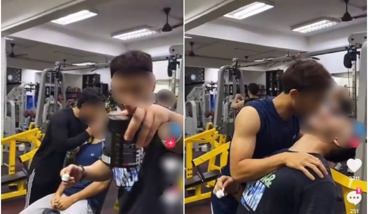 Pindah air dari mulut ke mulut tindakan menjijikan tiga lelaki dikecam netizen