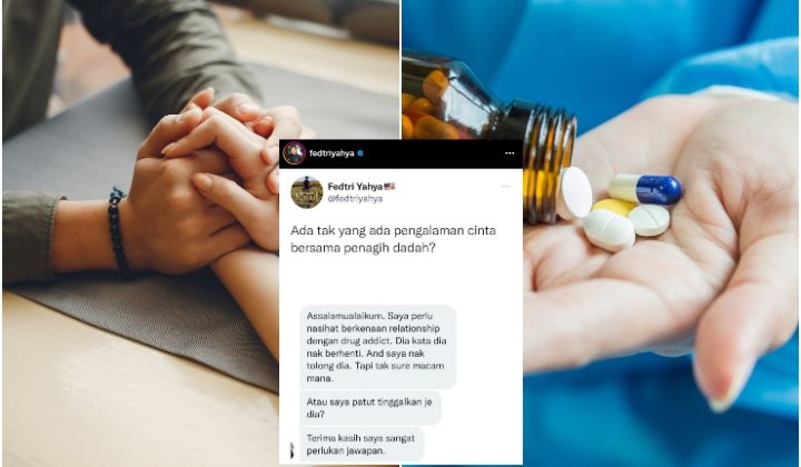 Netizen nasihat individu untuk tinggalkan kekasih penagih dadah