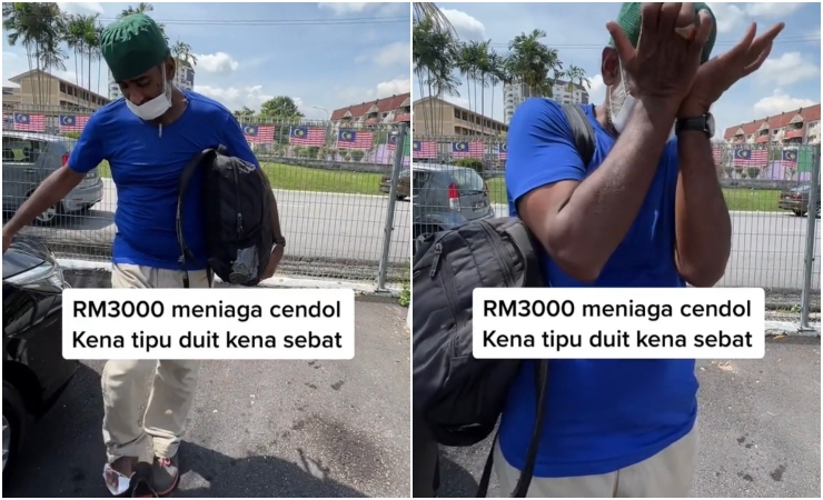 Peiaga cendol ditipu rakan RM3,000 & dibuang keluarga