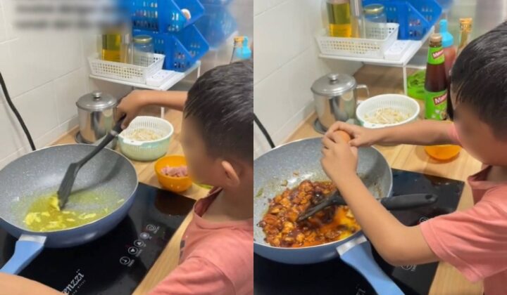 kanak-kanak umur 6 tahun pandai masak